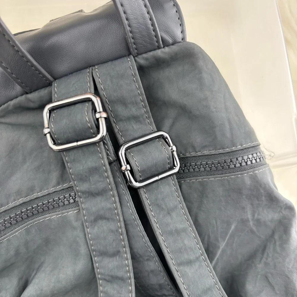 Rebecca Minkoff Julian Gray Modern Backpack with Ergonomic Design